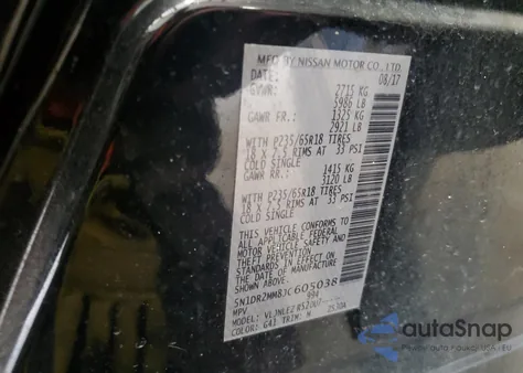 2018 Nissan Pathfinder S from USA, damaged, VIN 5N1DR2MM8JC605038